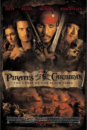 Pirates of the Caribbean: The Curse of the Black Pearl (2003) film poster